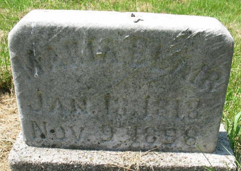 Maria Blair tombstone